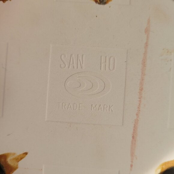 Vintage San Ho Ceramic Winter Scene Tile With Rubber Feet - Picture 3 of 4